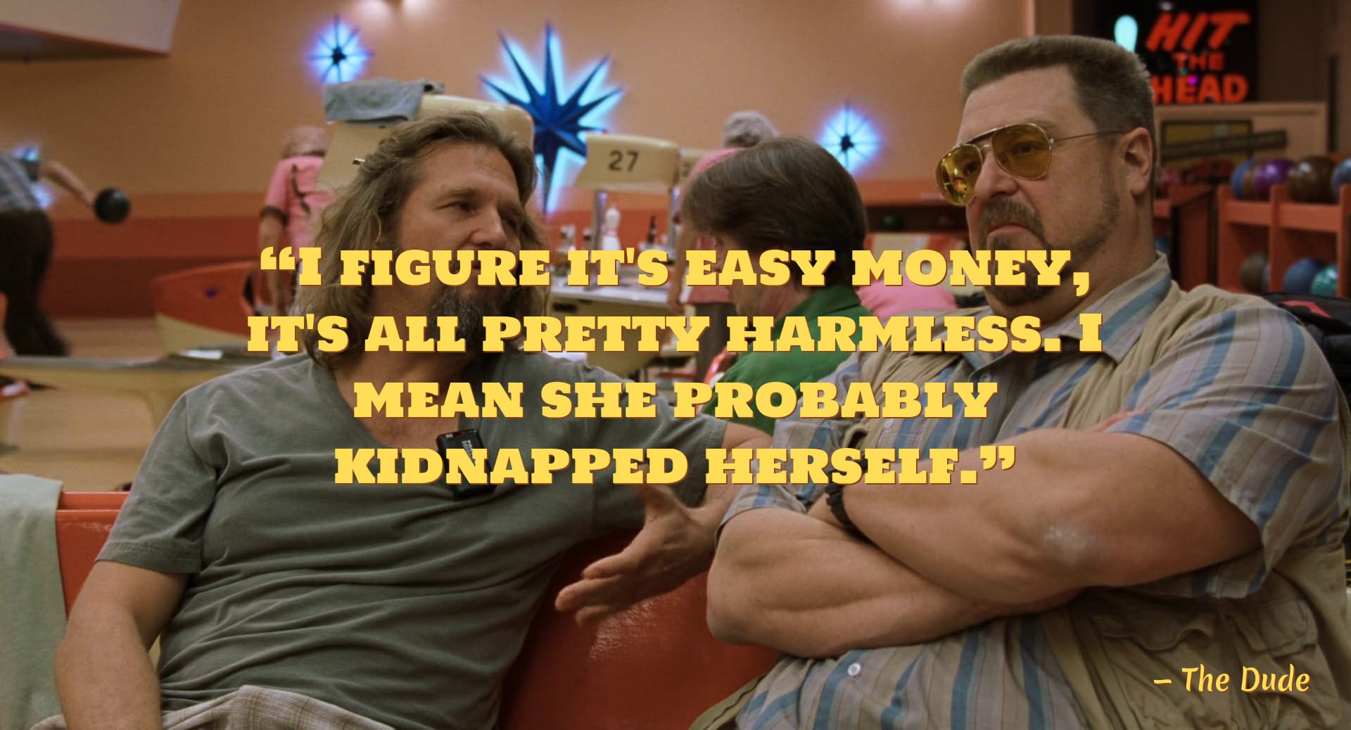 She probably kidnapped herself