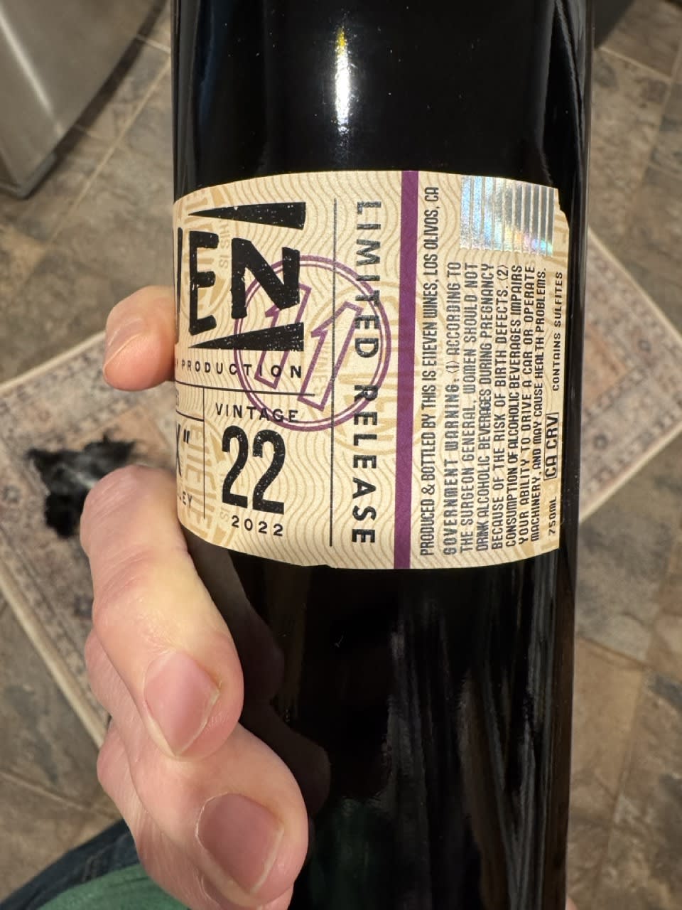 Andrew Murray E11even Remix label side