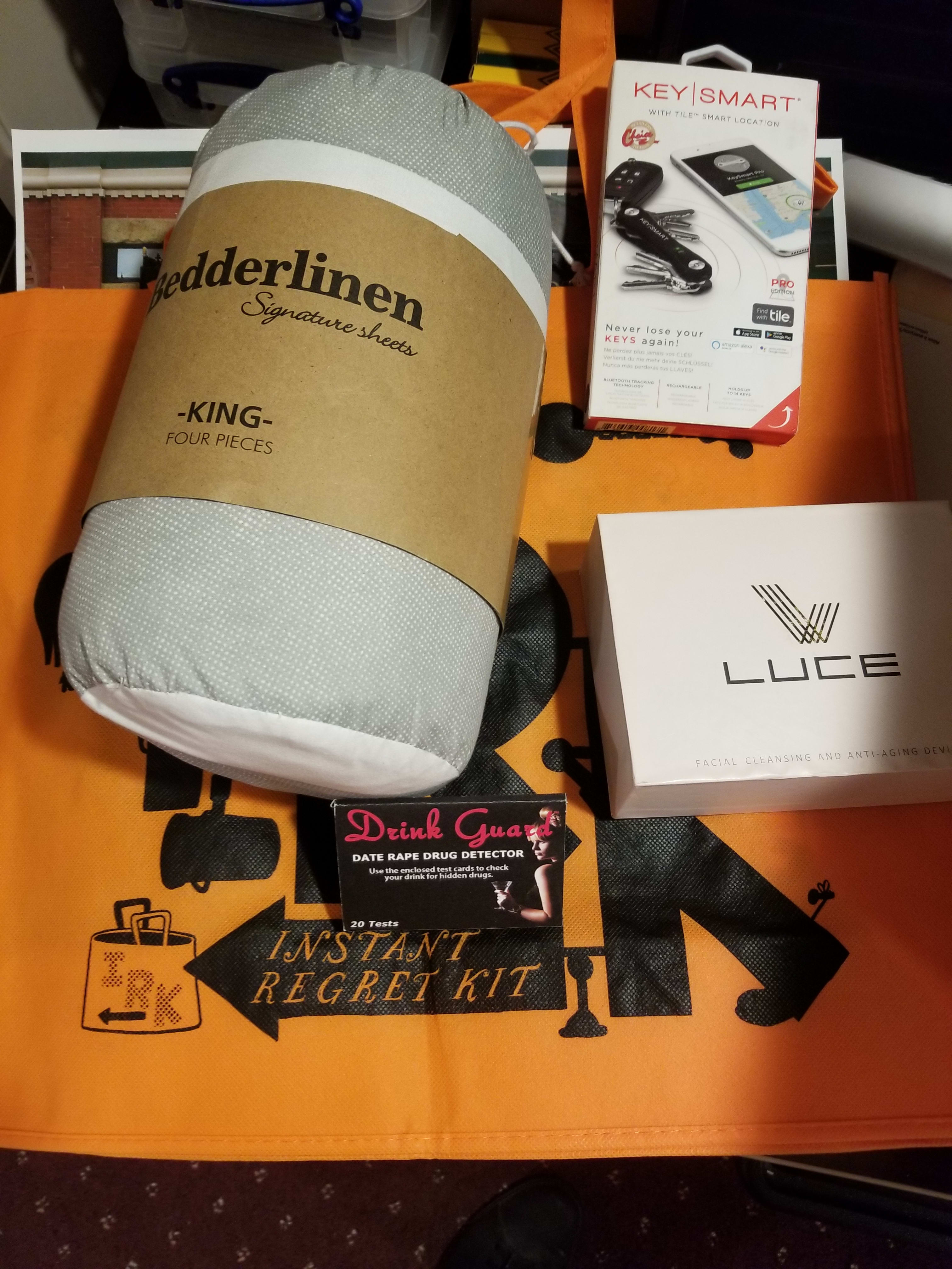 I got an orange bag!