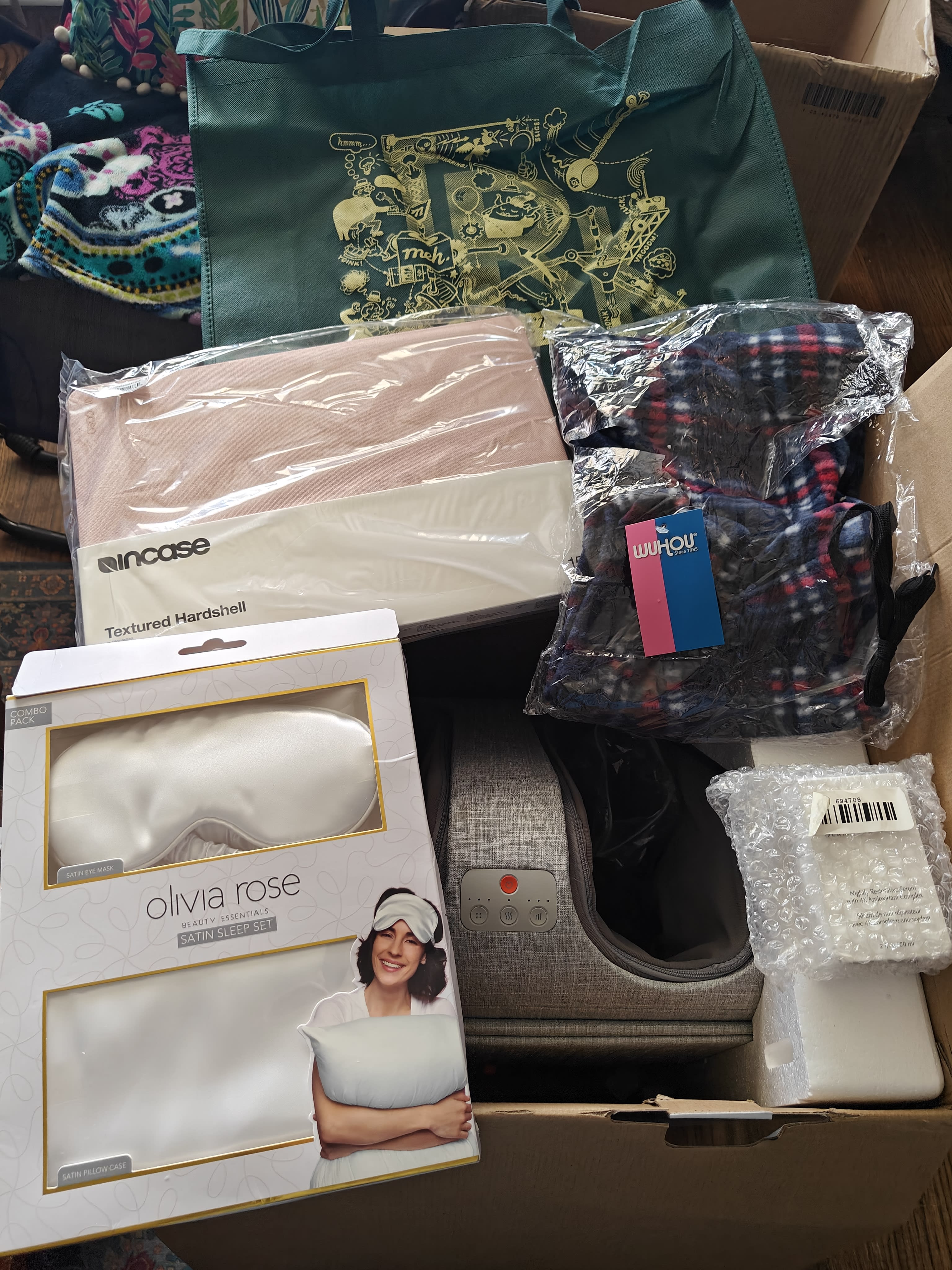 box was heavy and awkward. I can relate