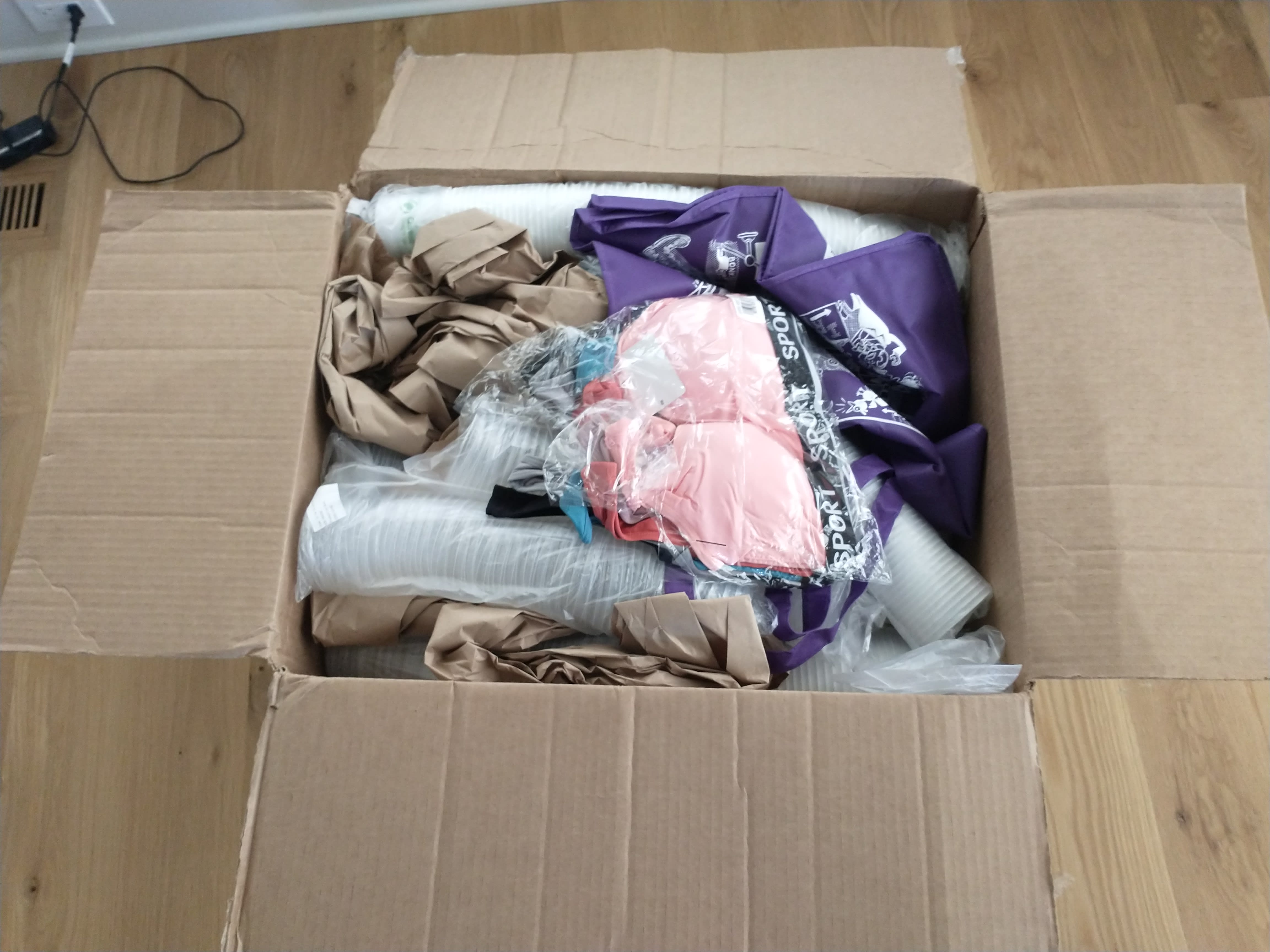 Packed to the gills!