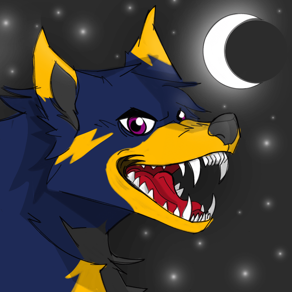 Werewolf Mac, drawn by the boyfriend!