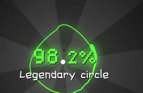 I don't know why it says that because the circle is not good at all