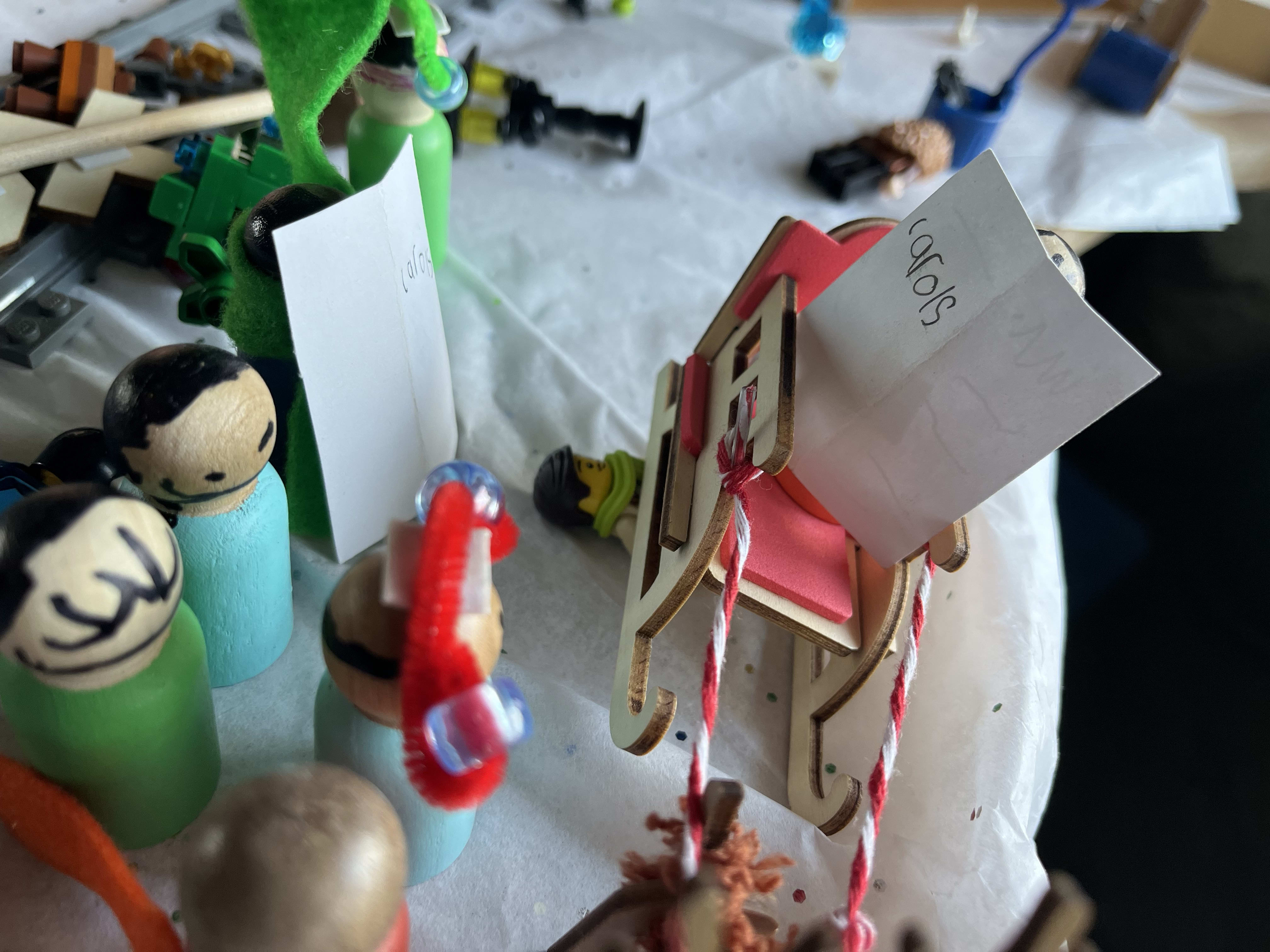 minifig Got Run Over By A Reindeer