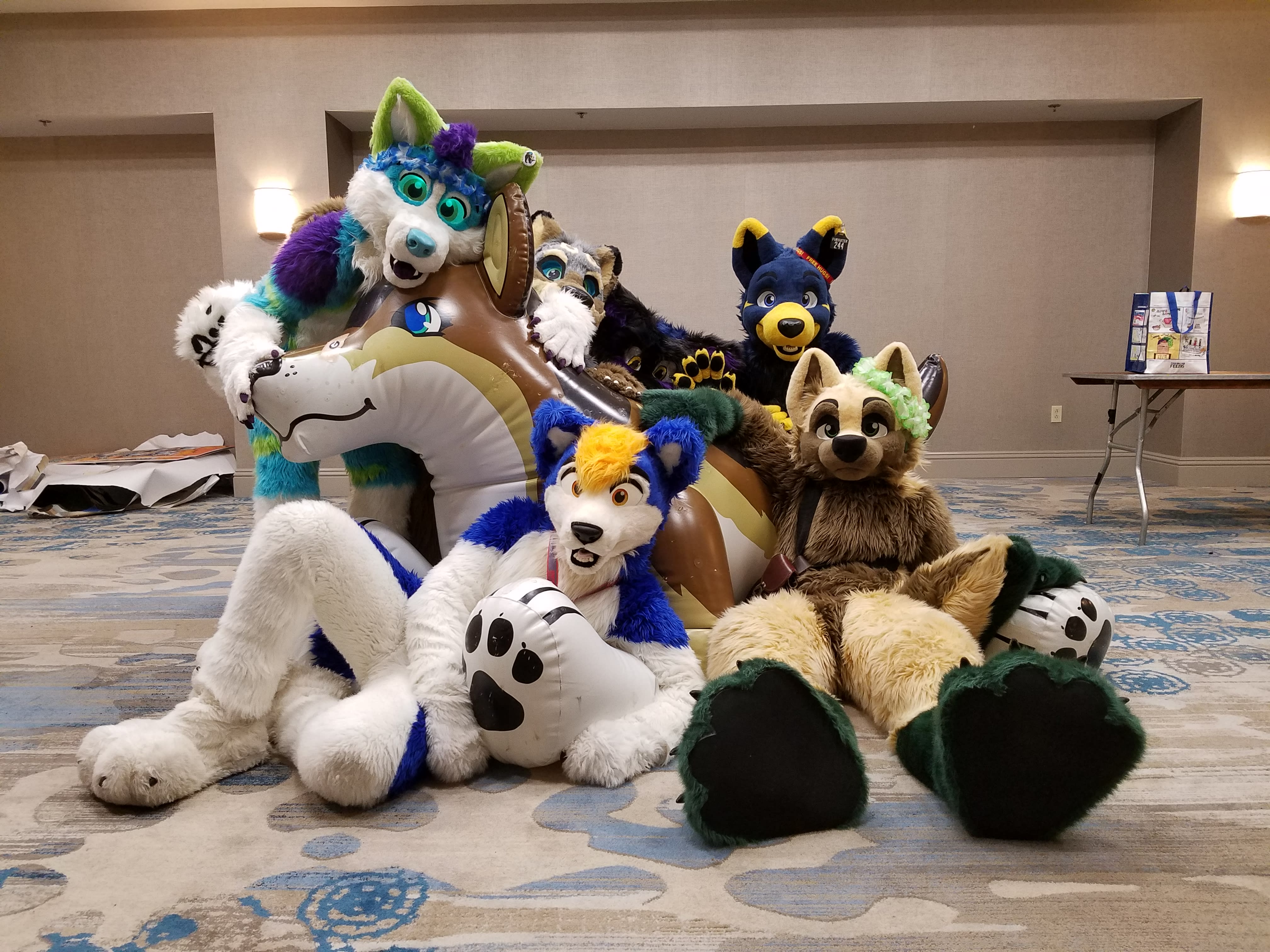 Fenris with fuzzy friends!