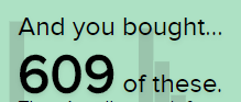 "and you bought 609 of these..." - Meh Frontpage