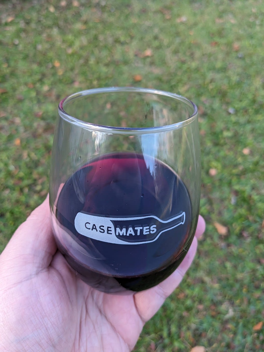 Glass of Pedroncelli Cab Sauv