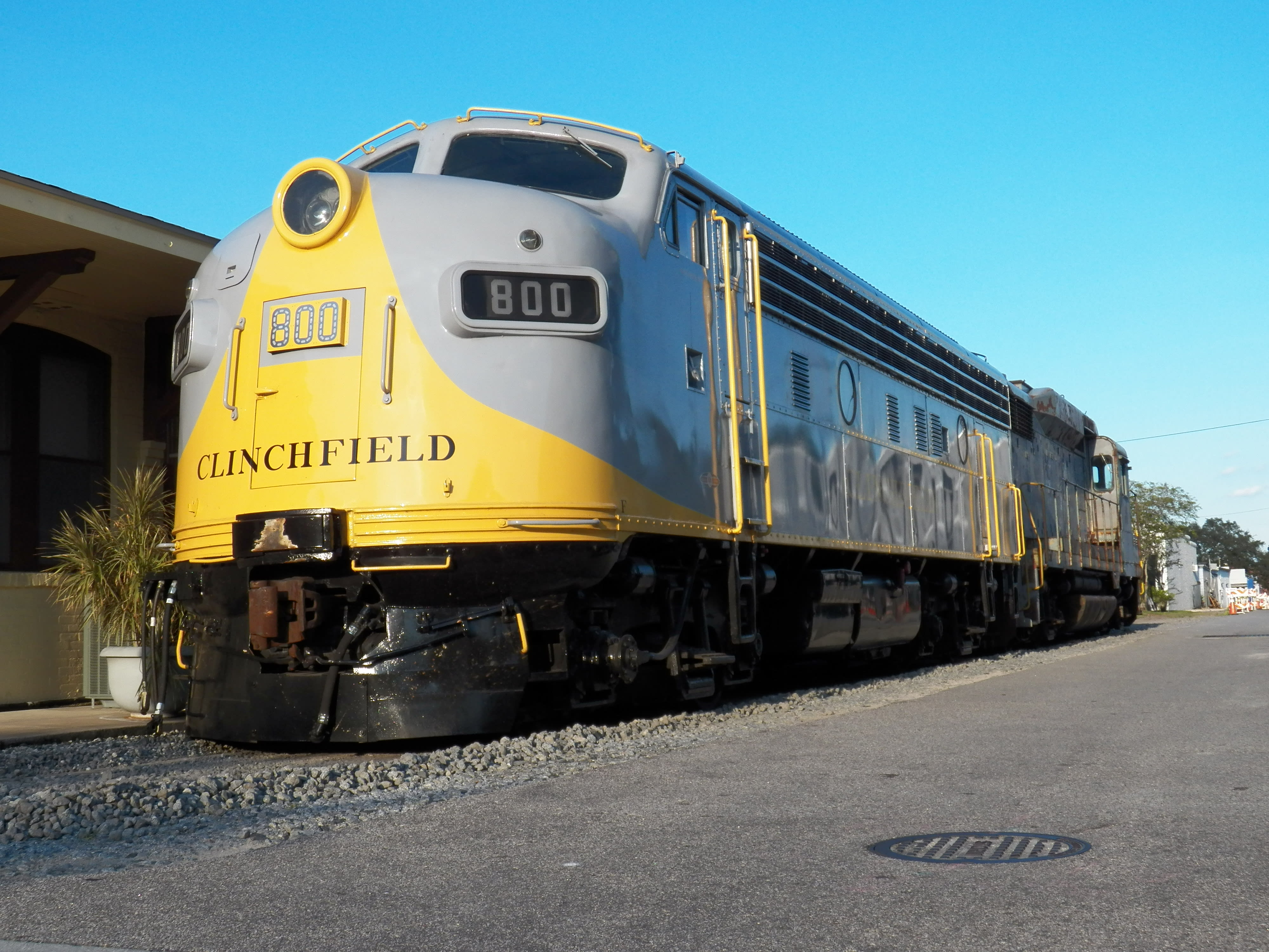 Museum (depot) in background