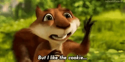 But I like the Cookie - Over the Hedge
