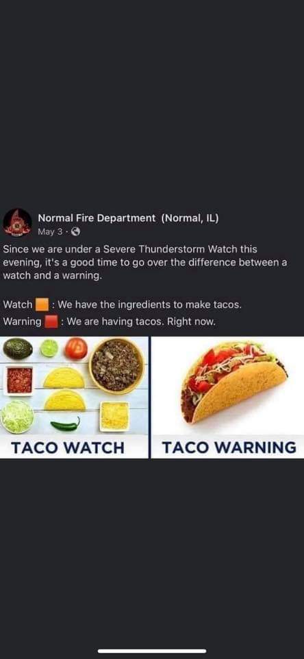 taco warning