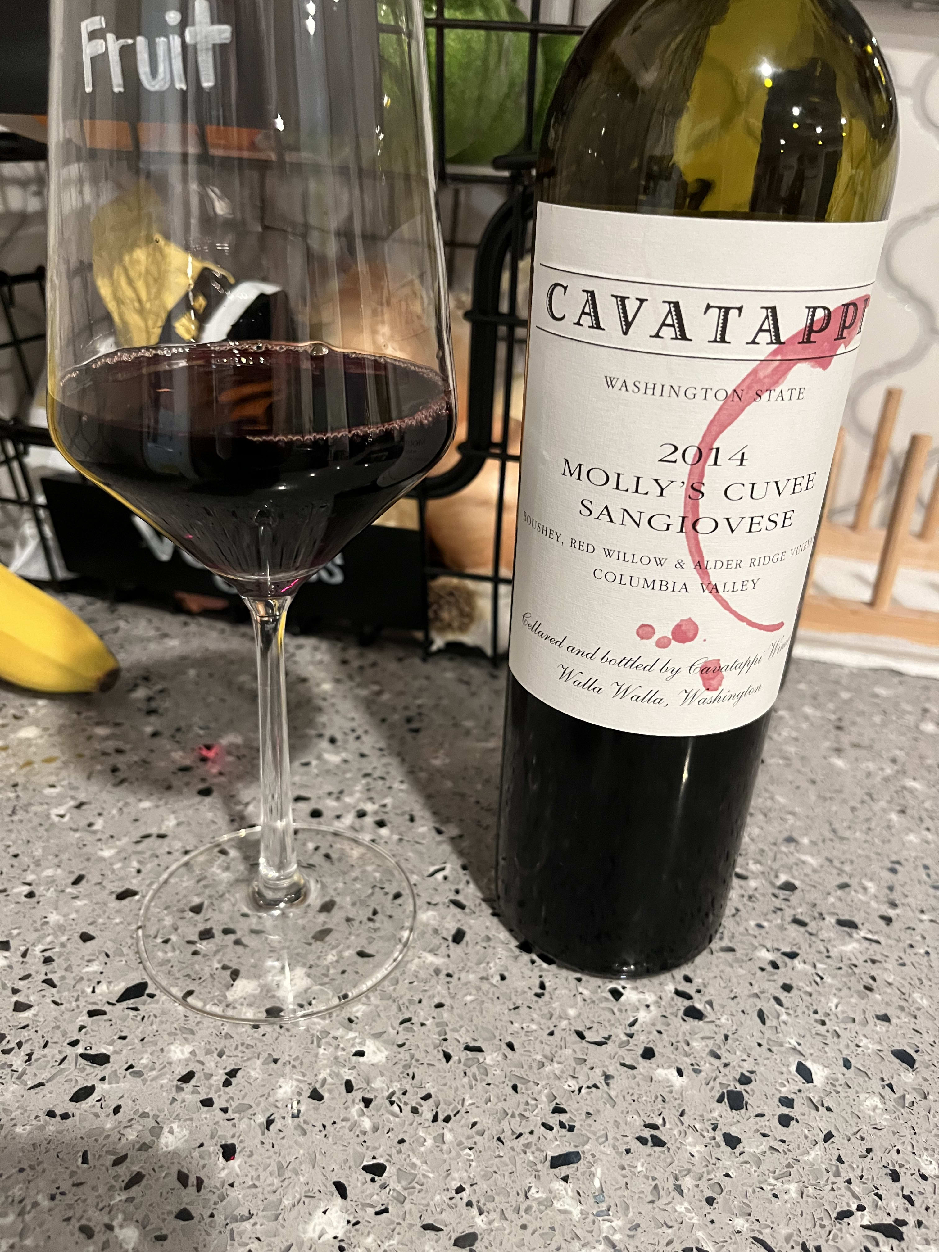 with Candace's lasagna and some garlic knots.