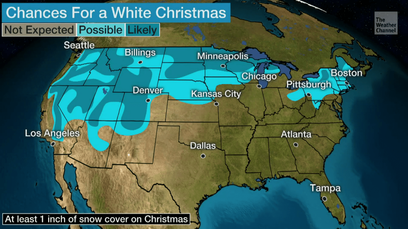 Chances of a White Christmas