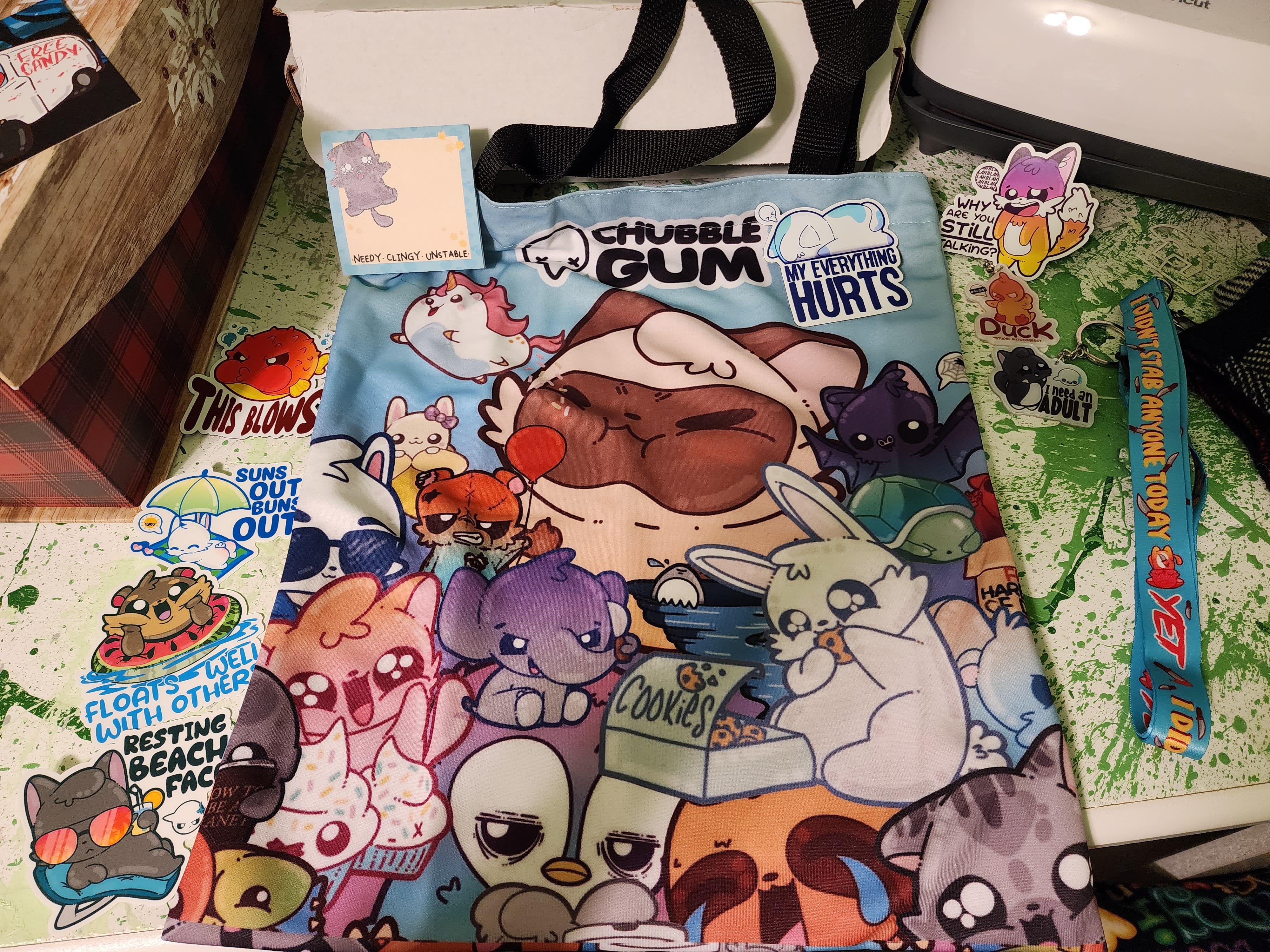 Chubble Gum Advent calendar days 1-7