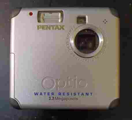 pentax optio - front