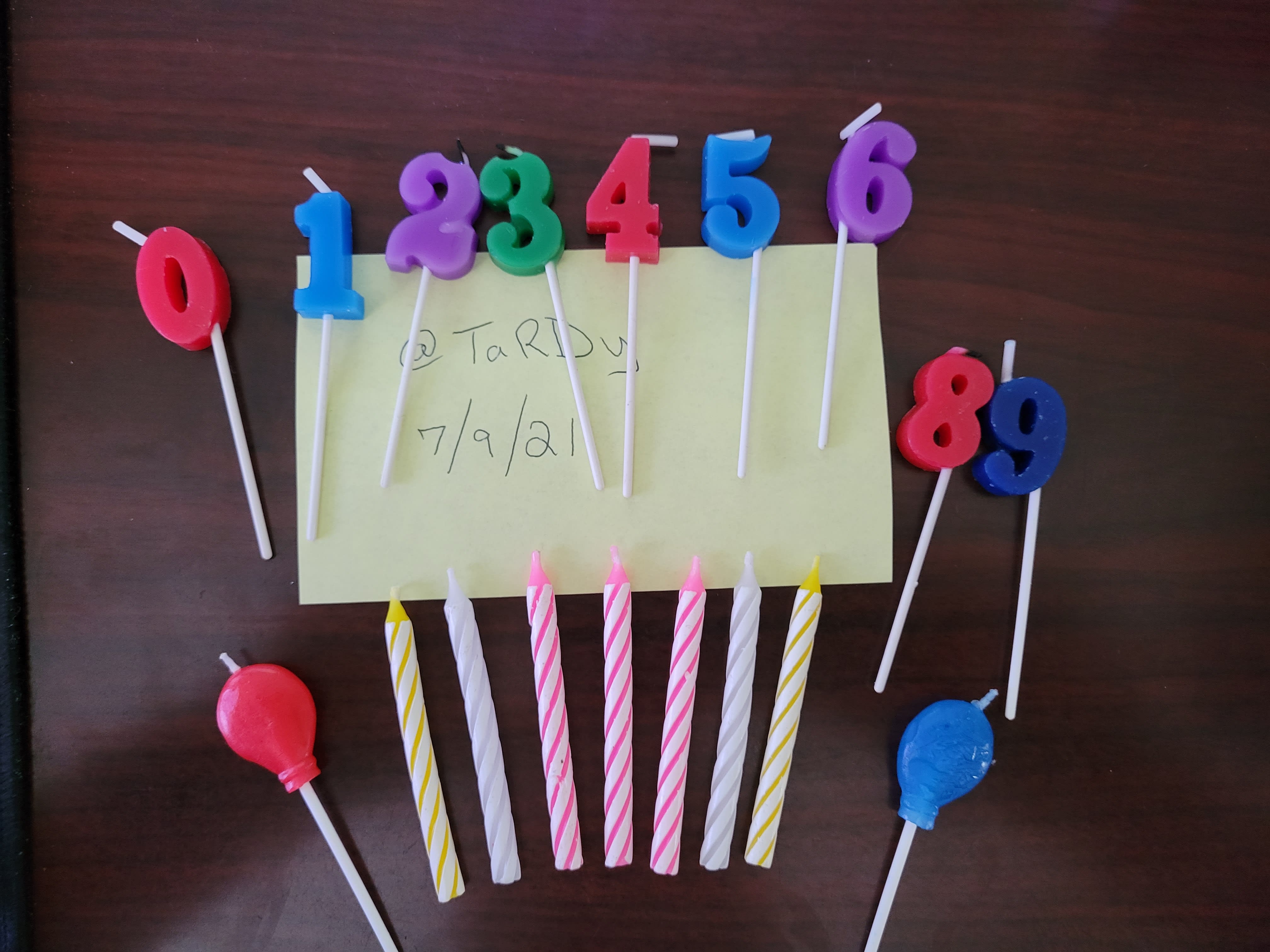 picture shows candles