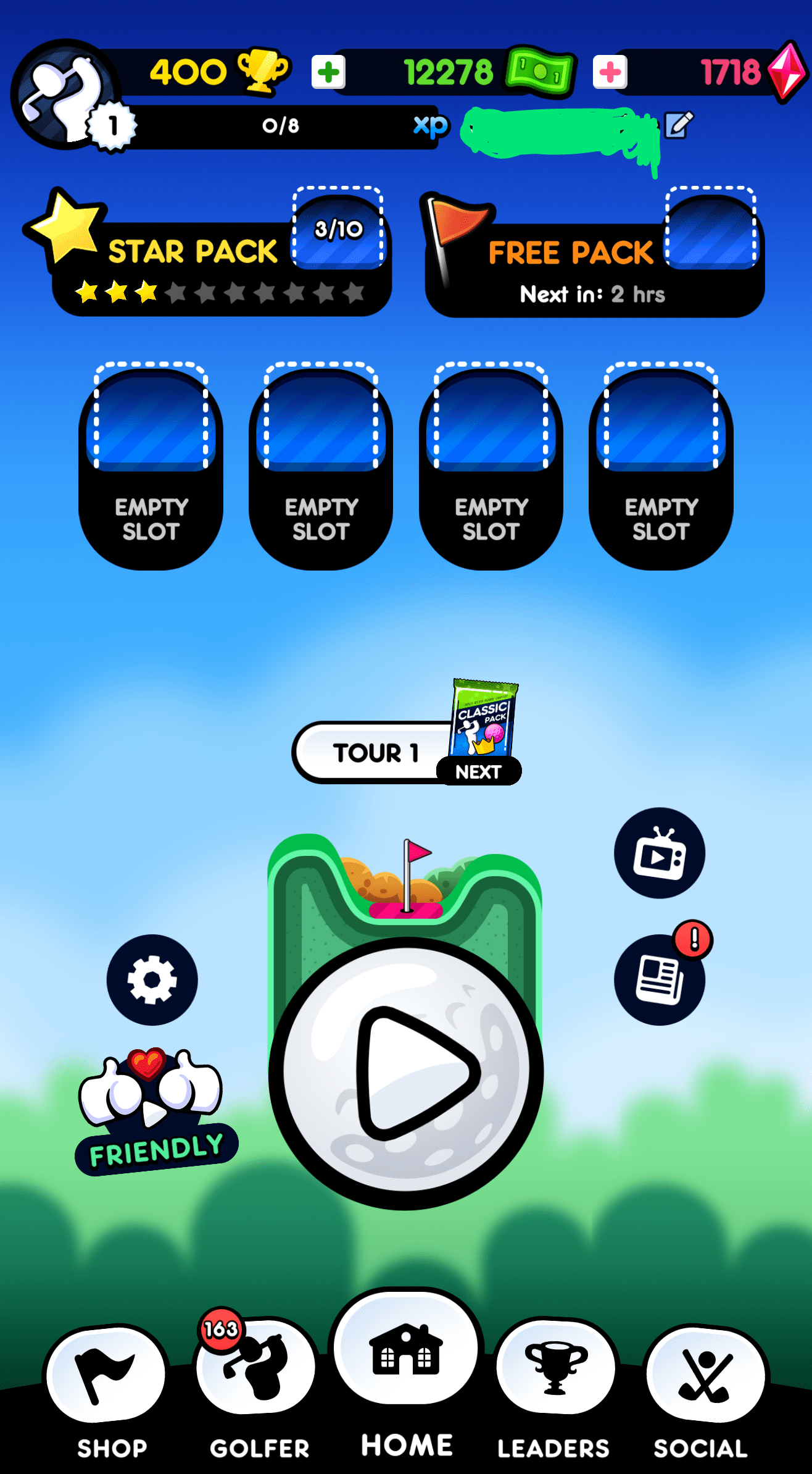 virginal golf blitz account