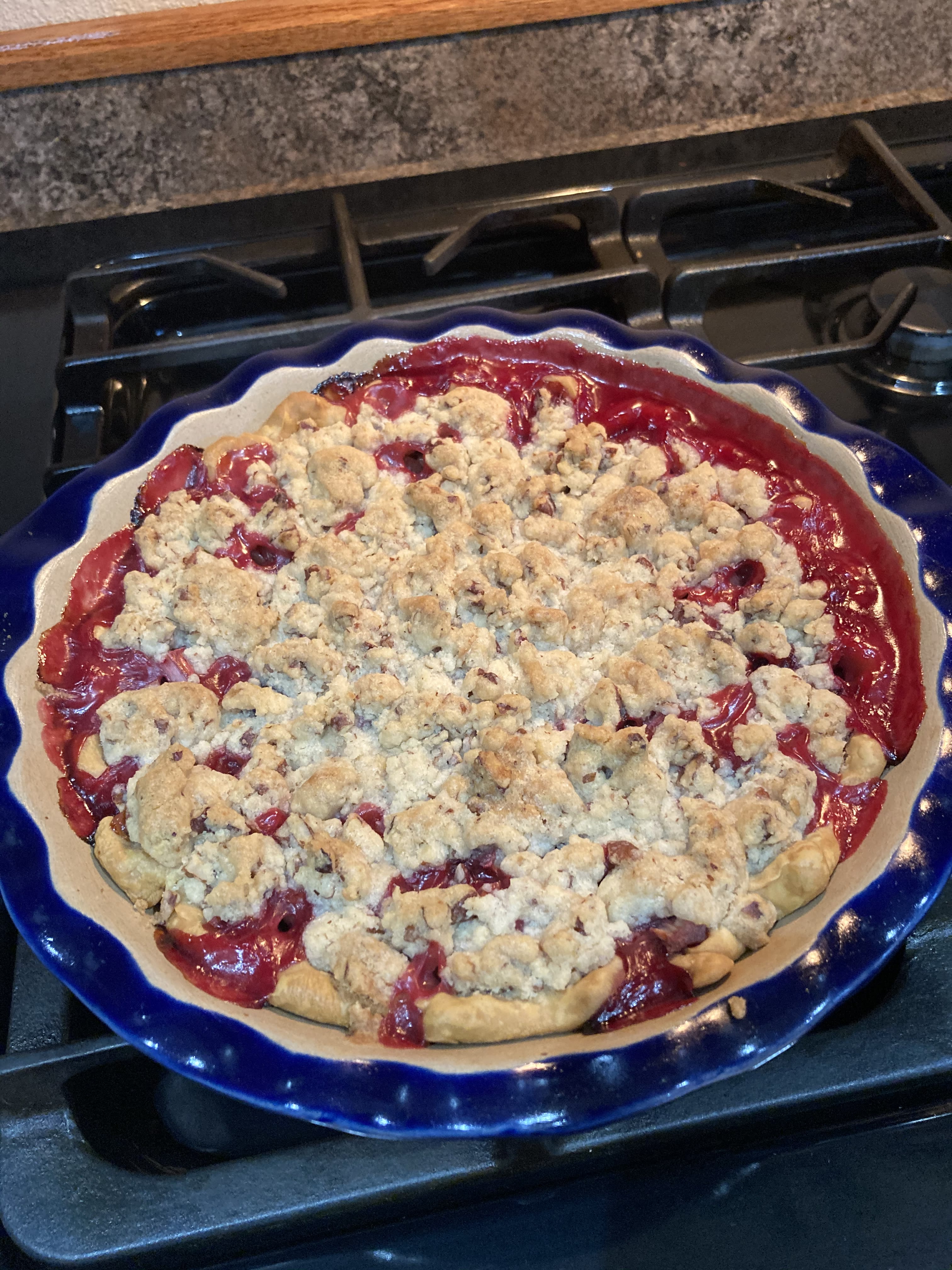 Blackberry Rhubarb Pie