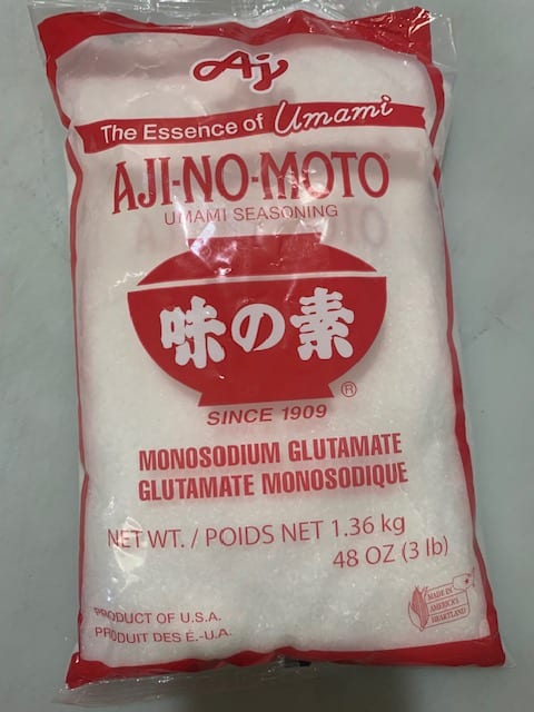 Aji-no-moto Mono sodium glutamate, MSG
