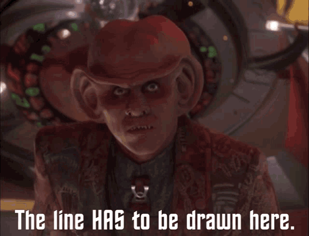 here and no further!