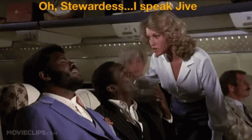 Oh stewardess...