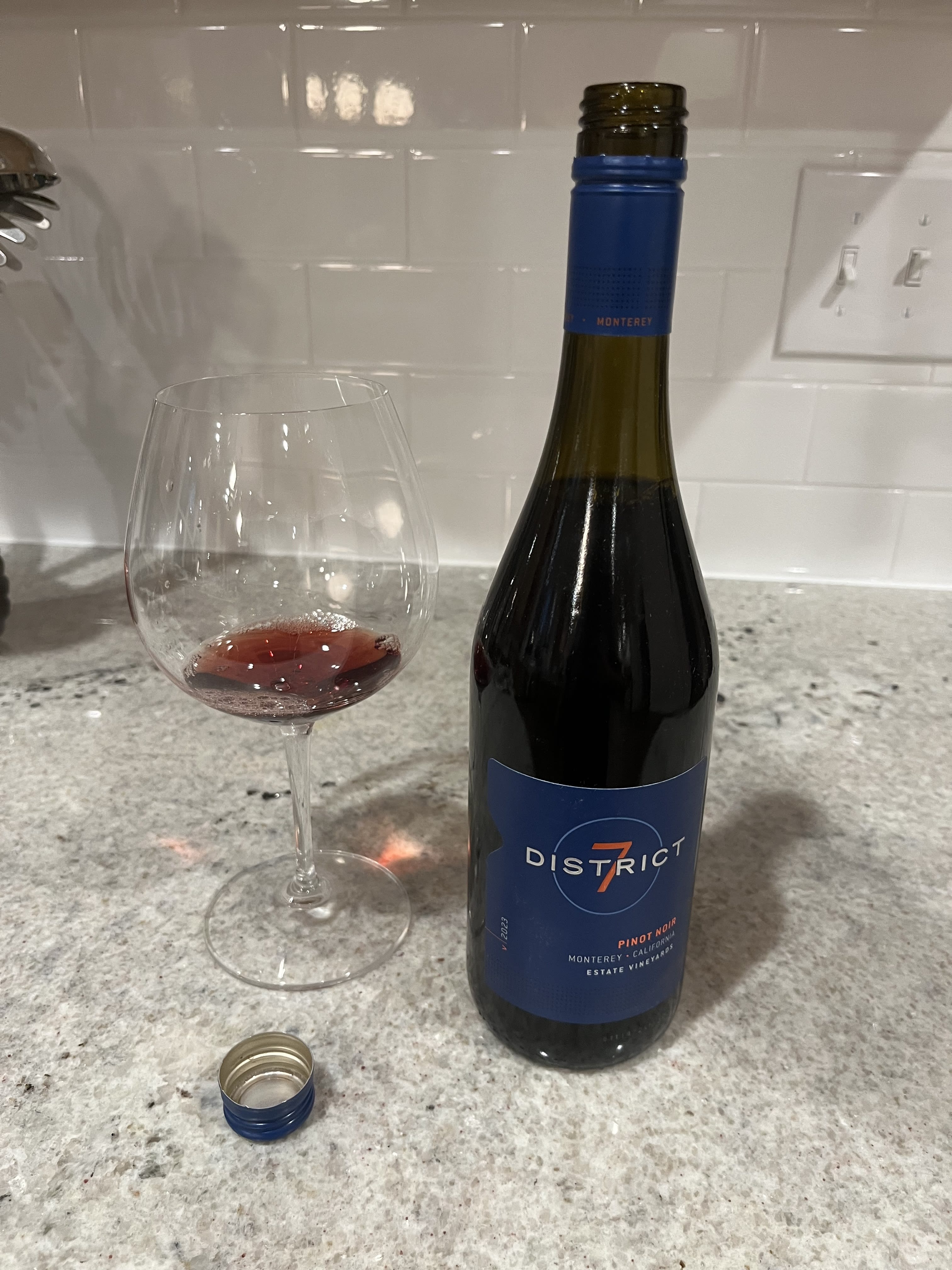 District Wine Bottle