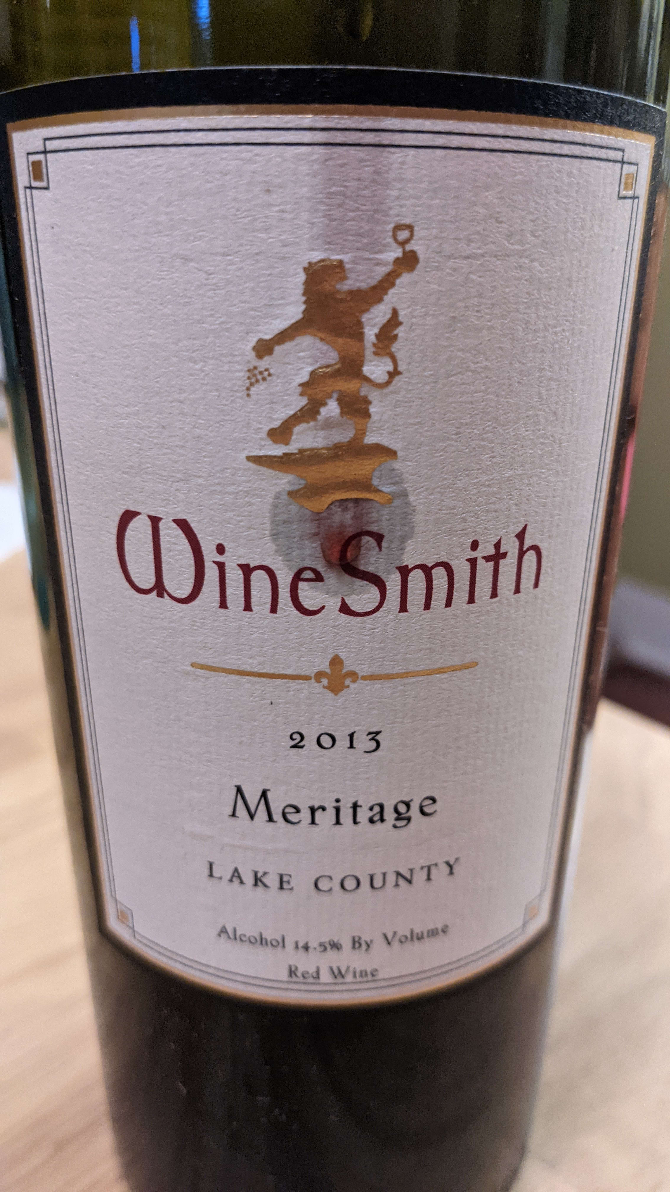 2013 winesmith meritage