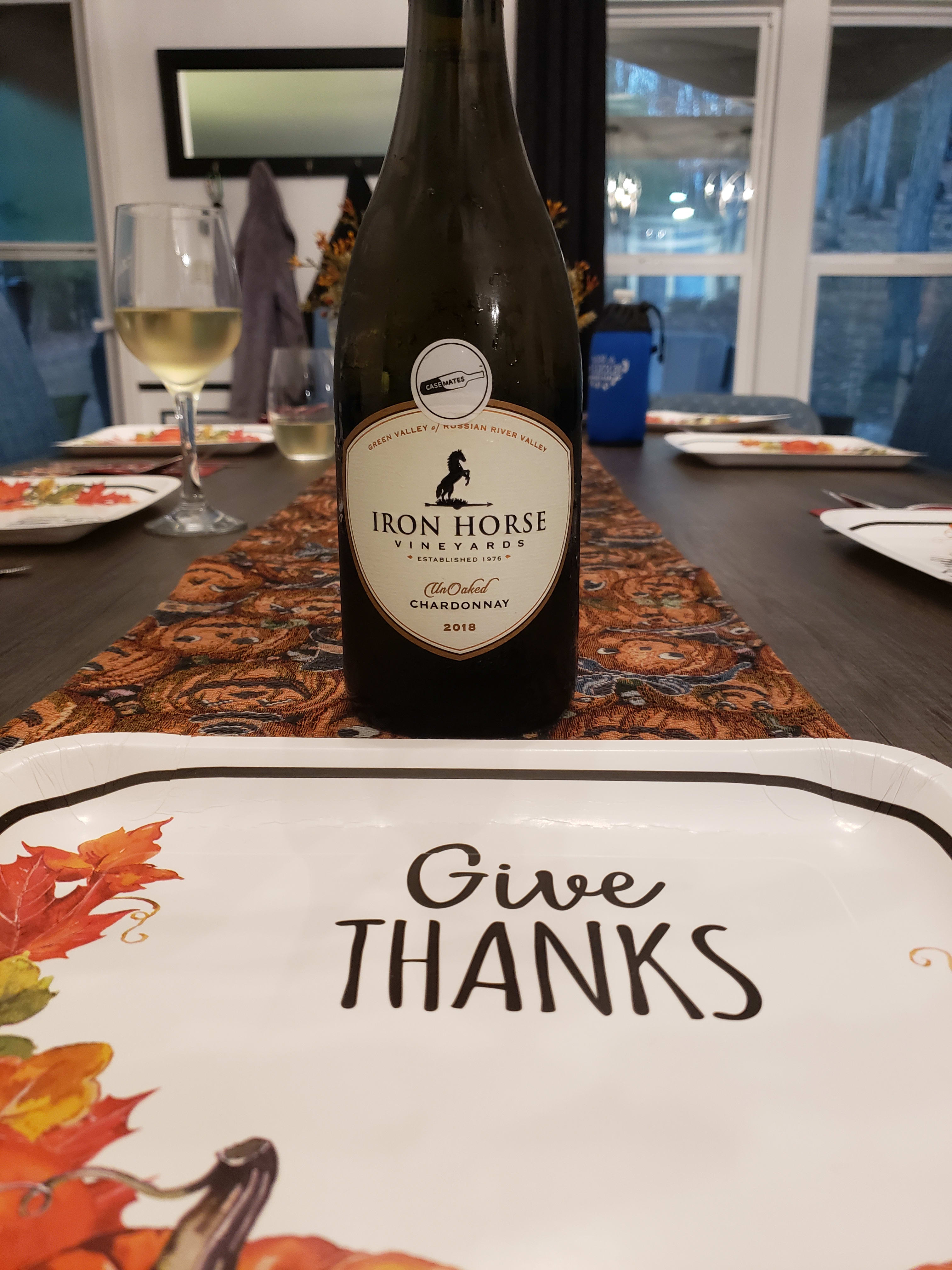 Iron Horse Unoaked Chard