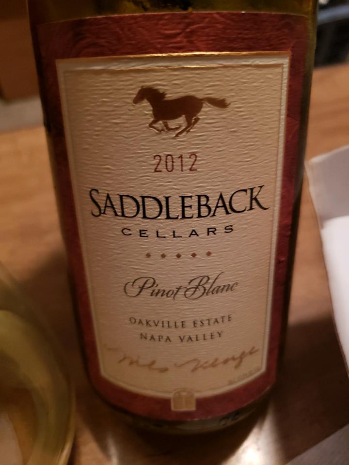 Saddleback Pinot Blanc