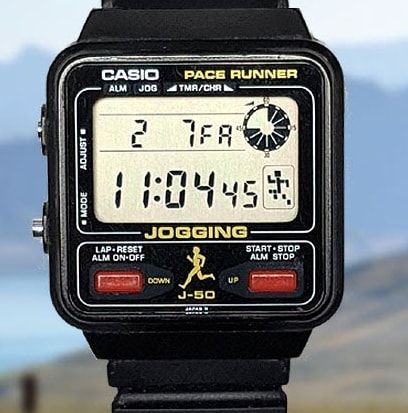 Running Man Watch Face Close Up