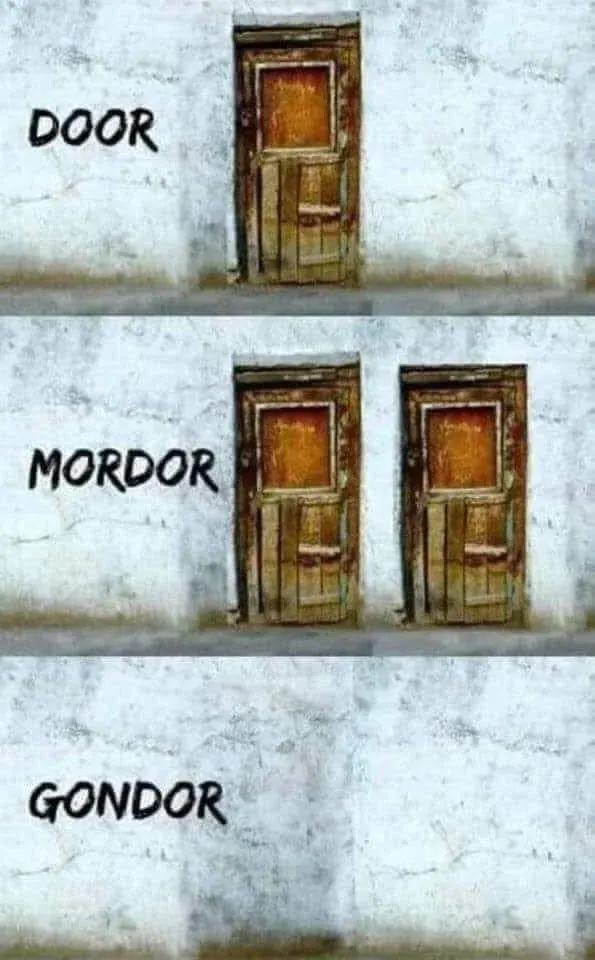 door, Mordor, Gondor
