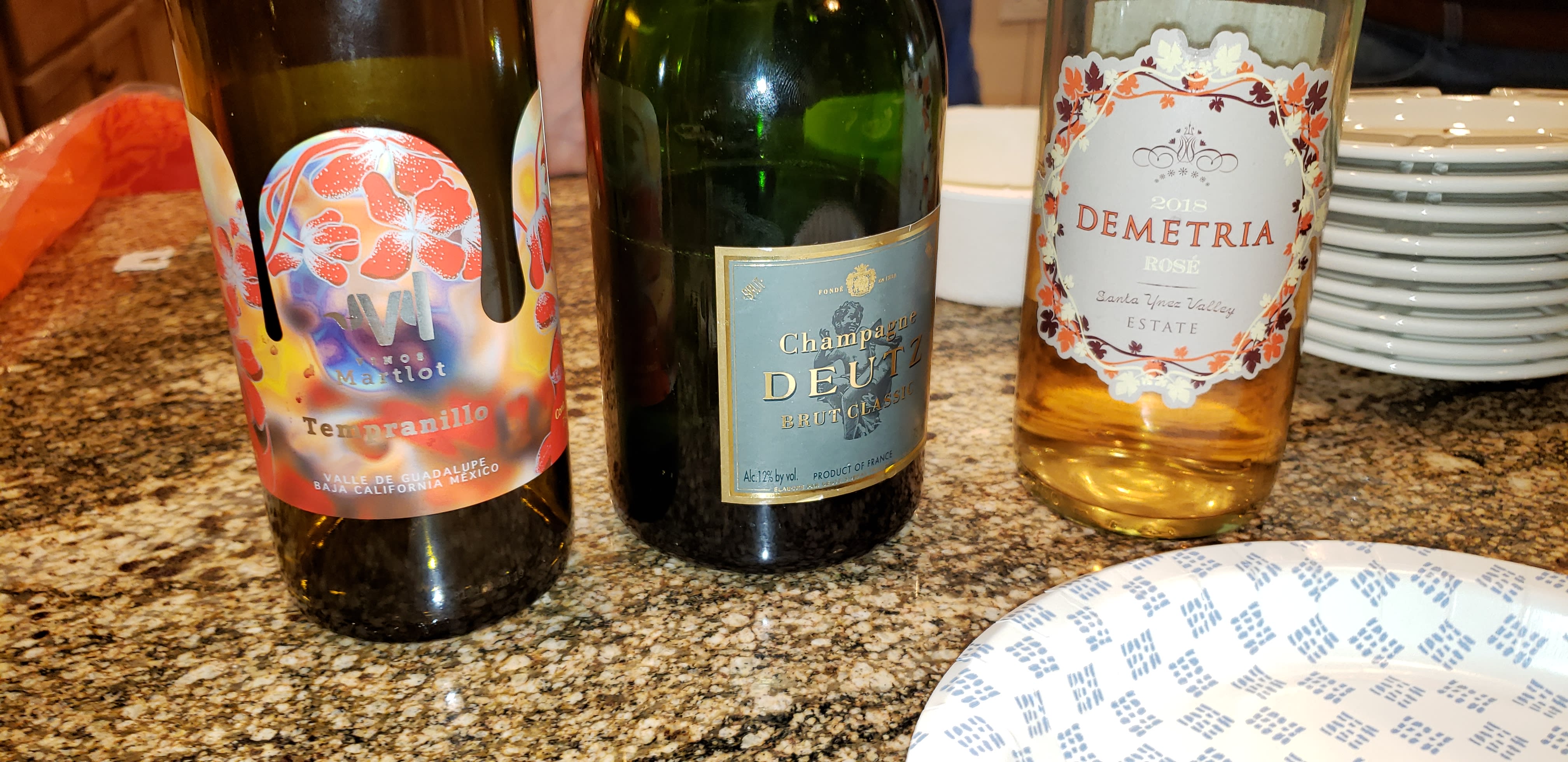 Demetria, Vinos Martlot, and Champagne Deutz
