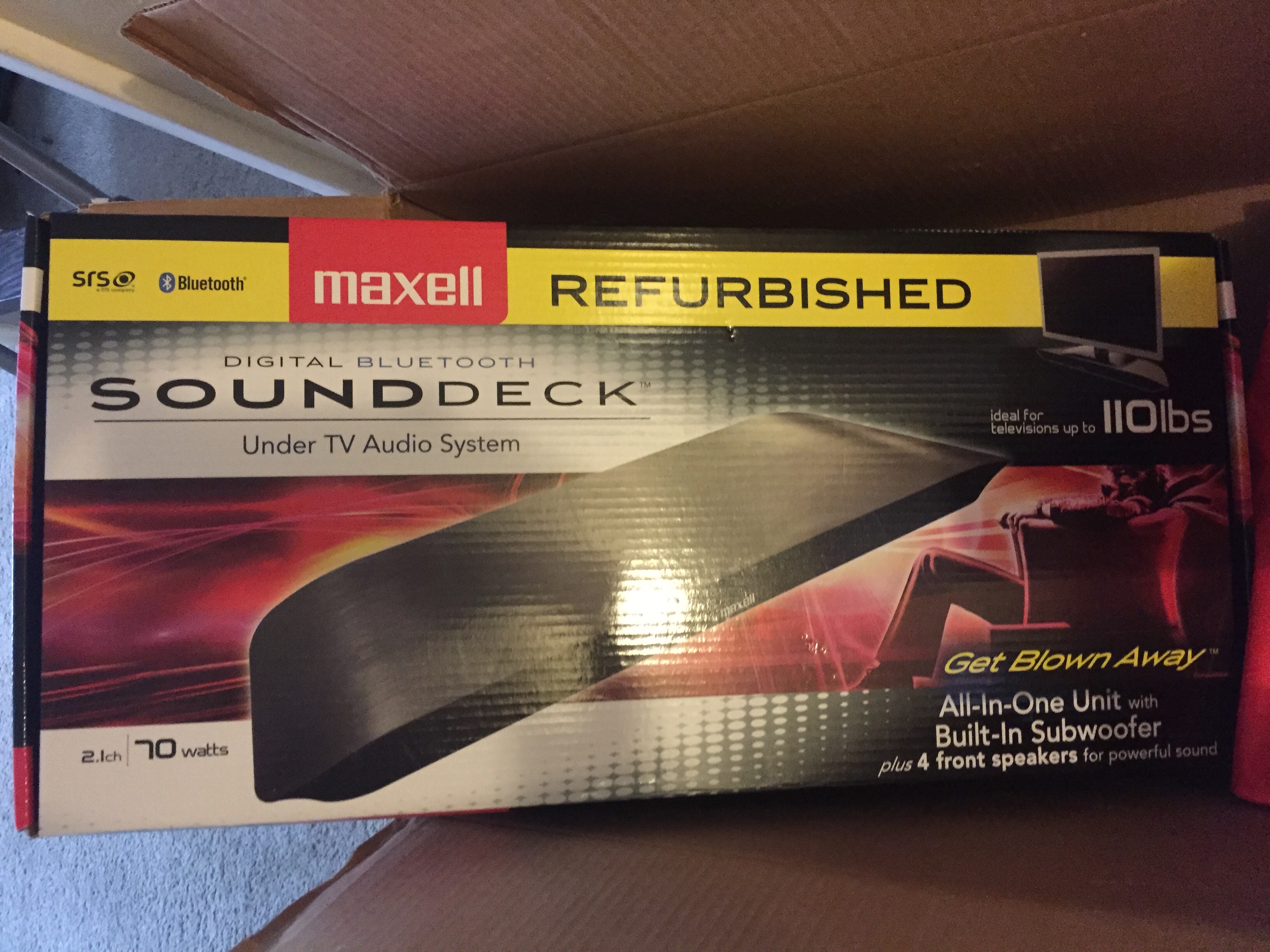 hilariously missing its power adapter, oddly enough I have one that fits 