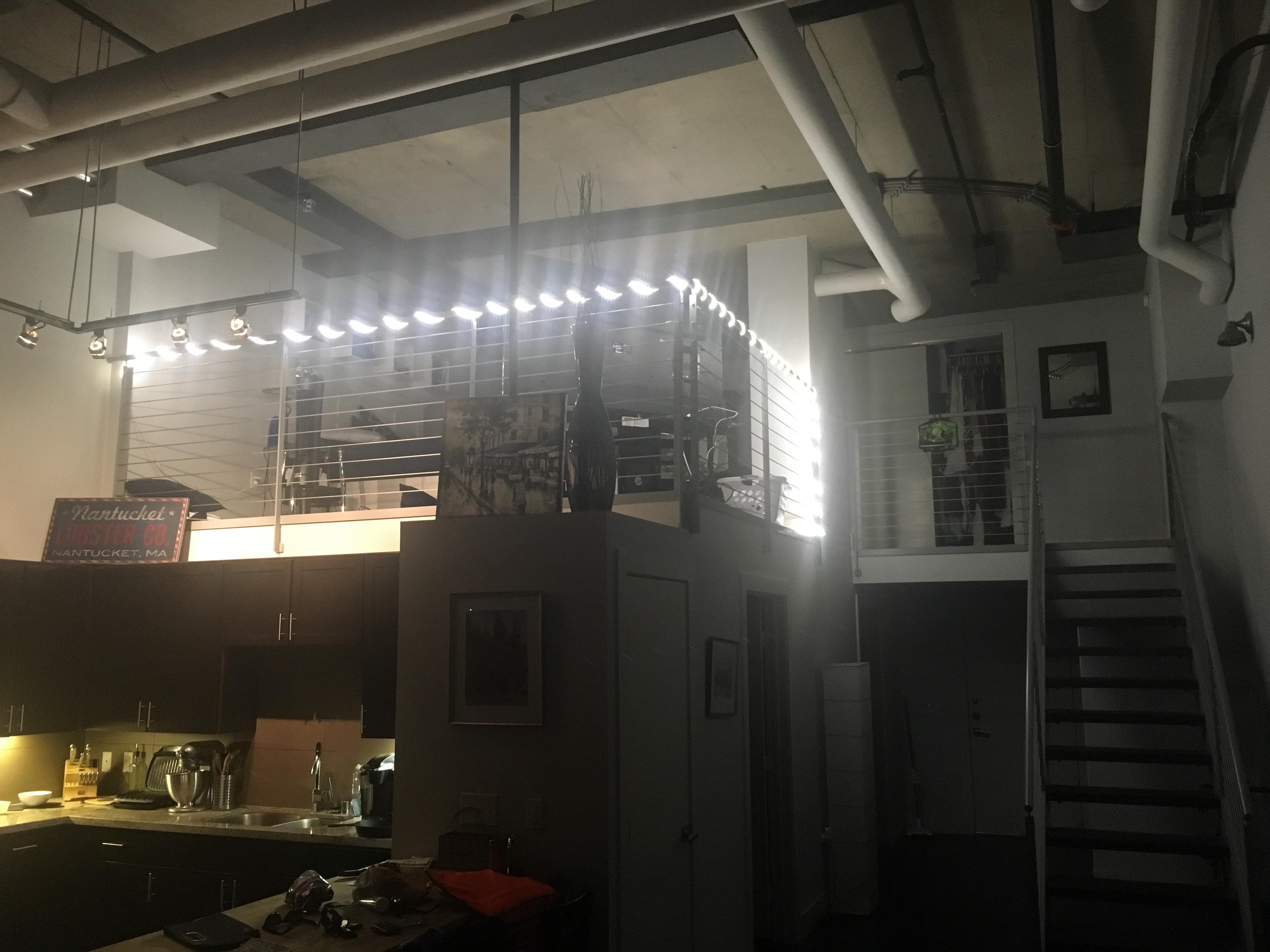 View from downstairs