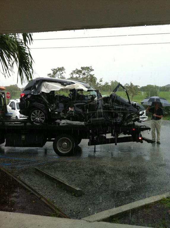 Backseat no seatbelt ended up with 10 screws in my arm