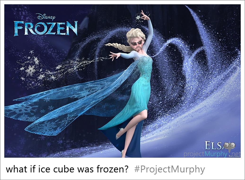 ice cube as "frozen"