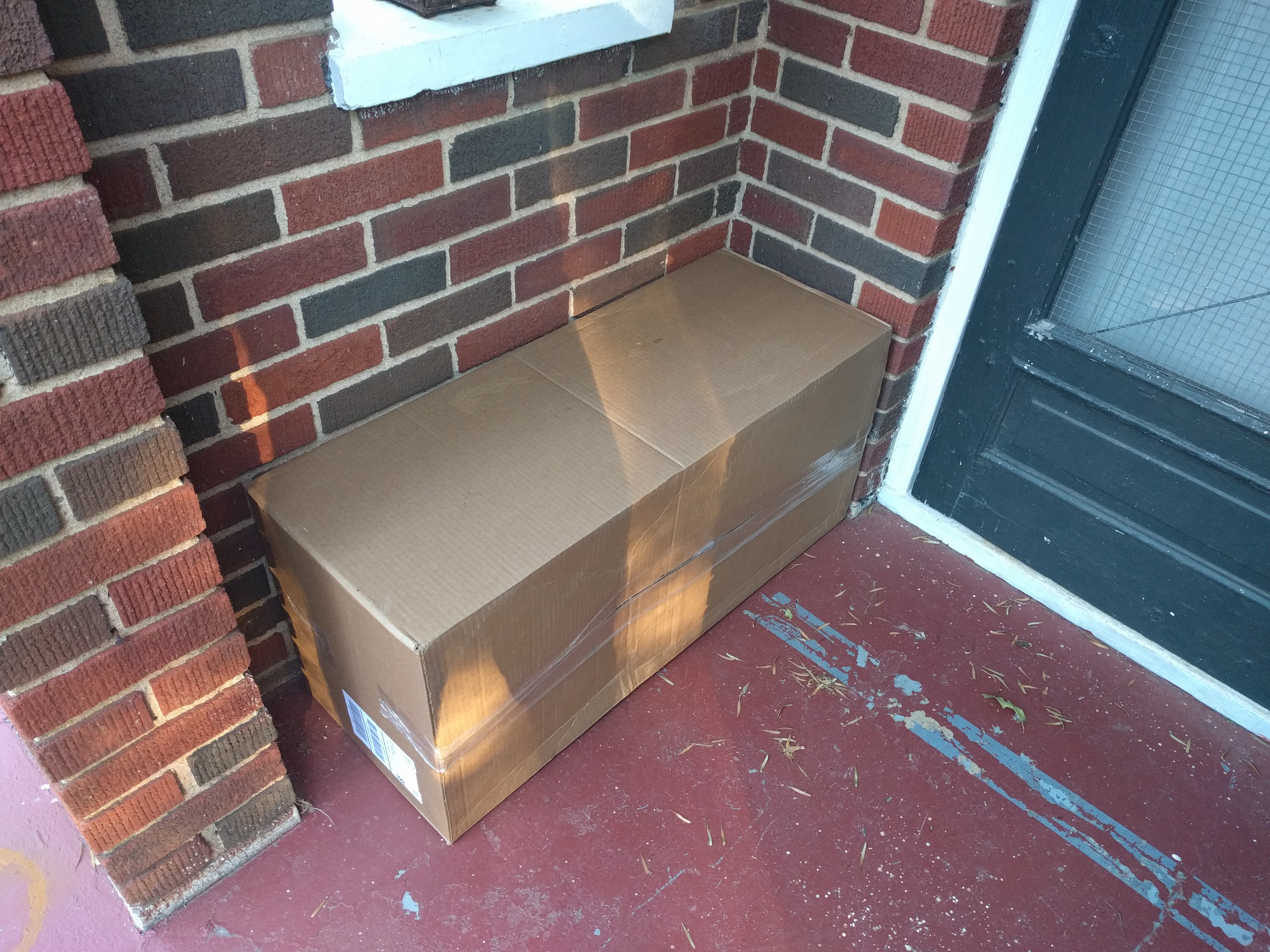 Giant box on my porch today...