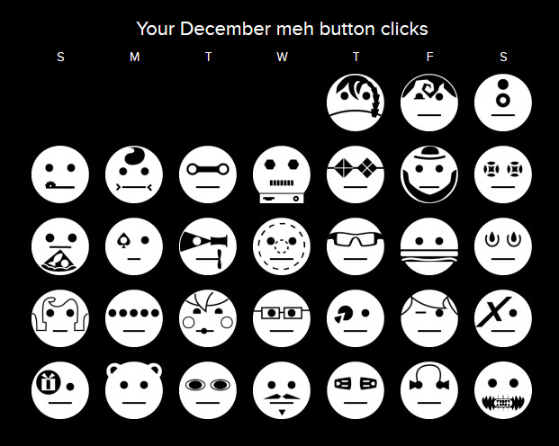 Way to round out the year, meh!