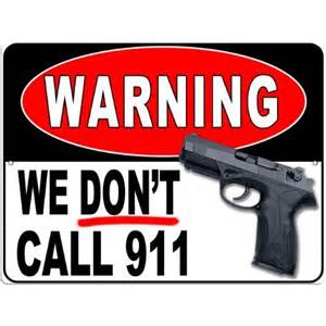 We don't call 911