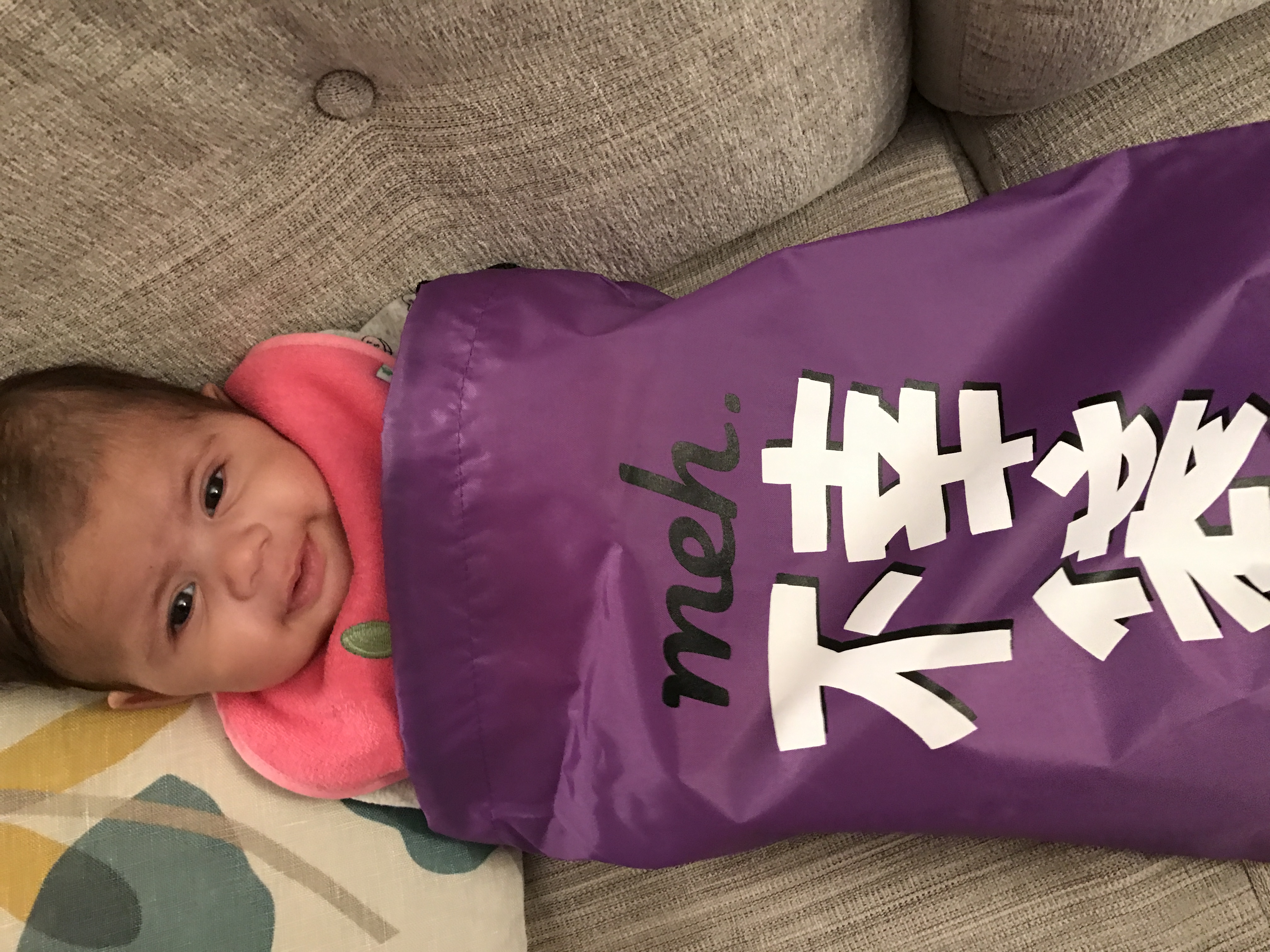 perfect size swaddle!