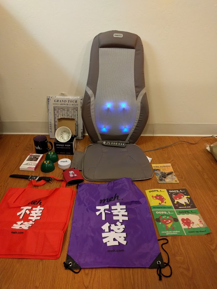 Fun stuff including an awesome back massage machine