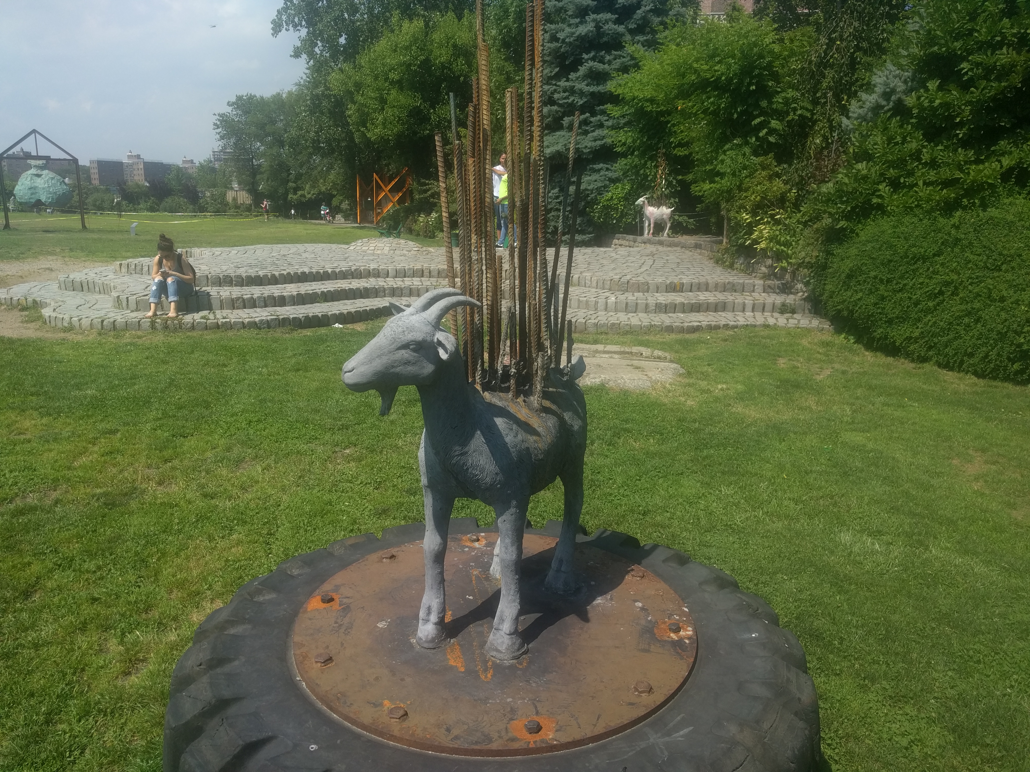 Same goat, not so close