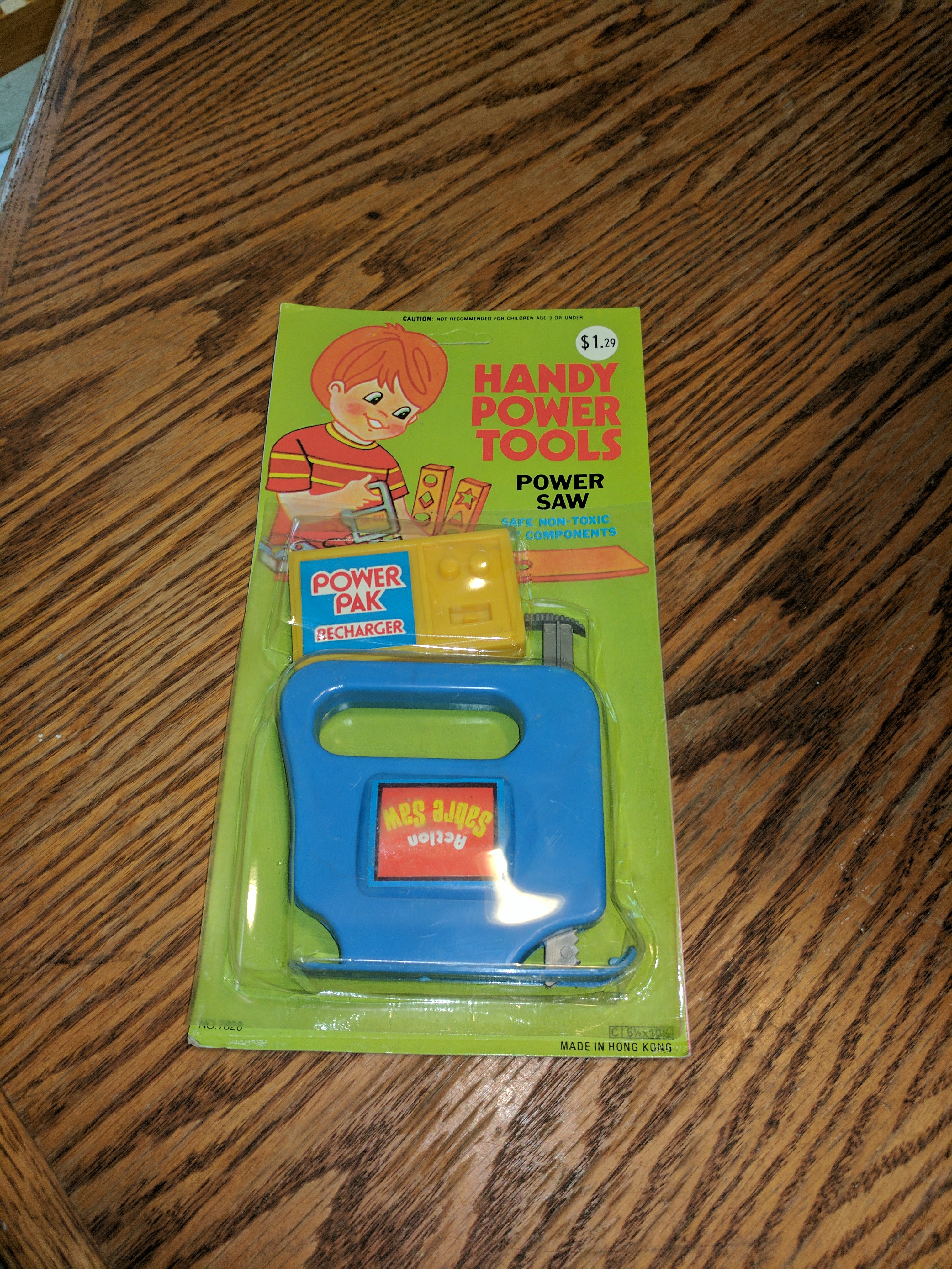 The upside down sticker means it is a QUALITY TOY