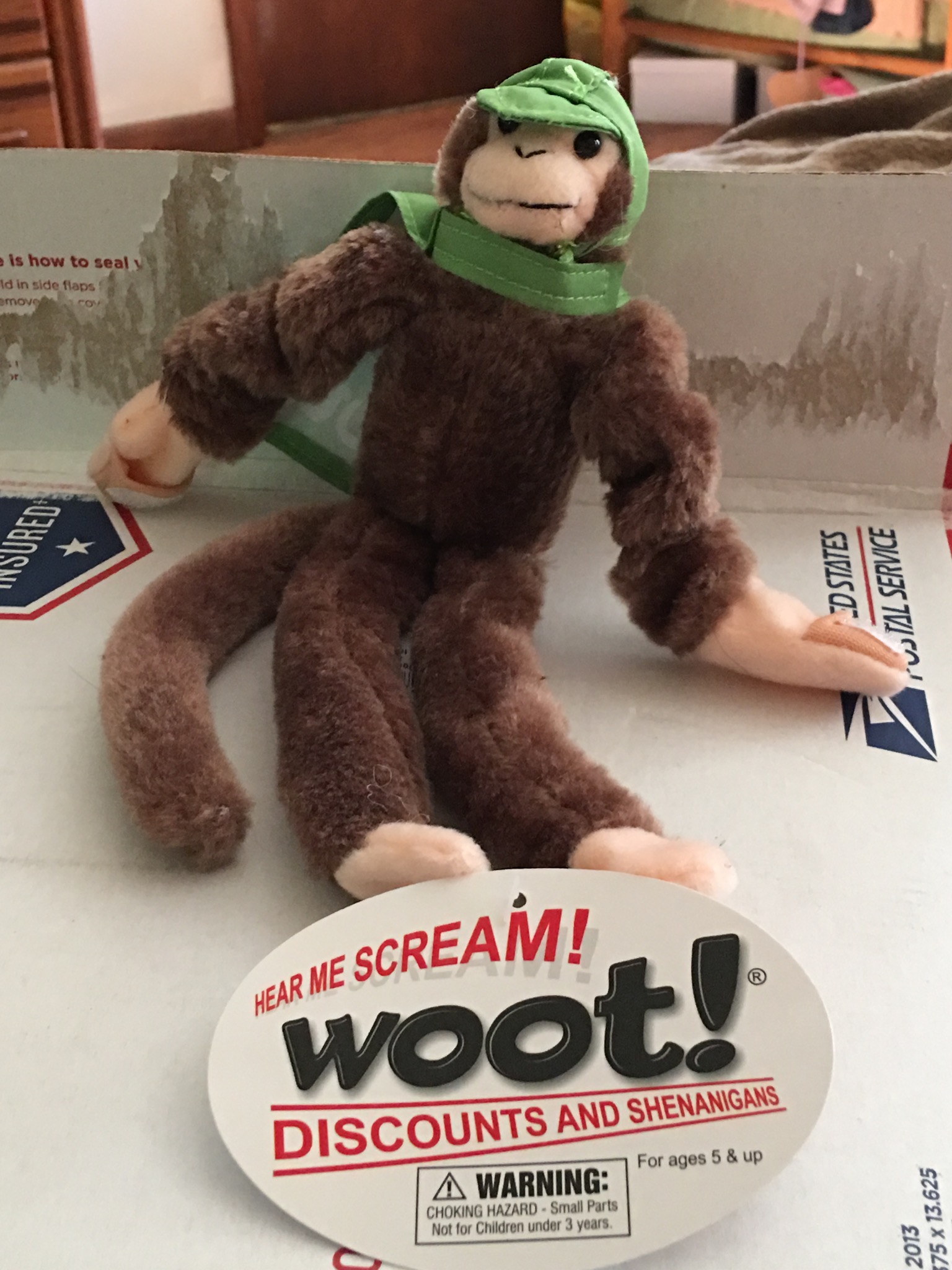woot screaming monkey