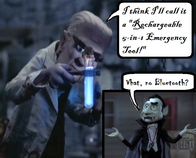 Mad Monster Rechargeable 5-in-1 Emergency Tool