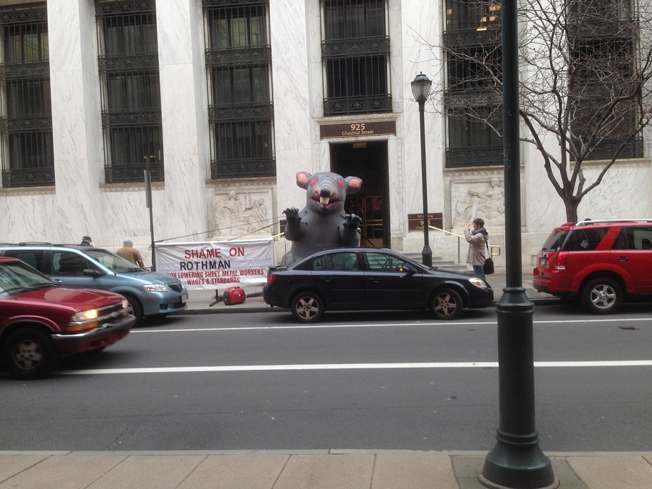Philly Christmas Rat