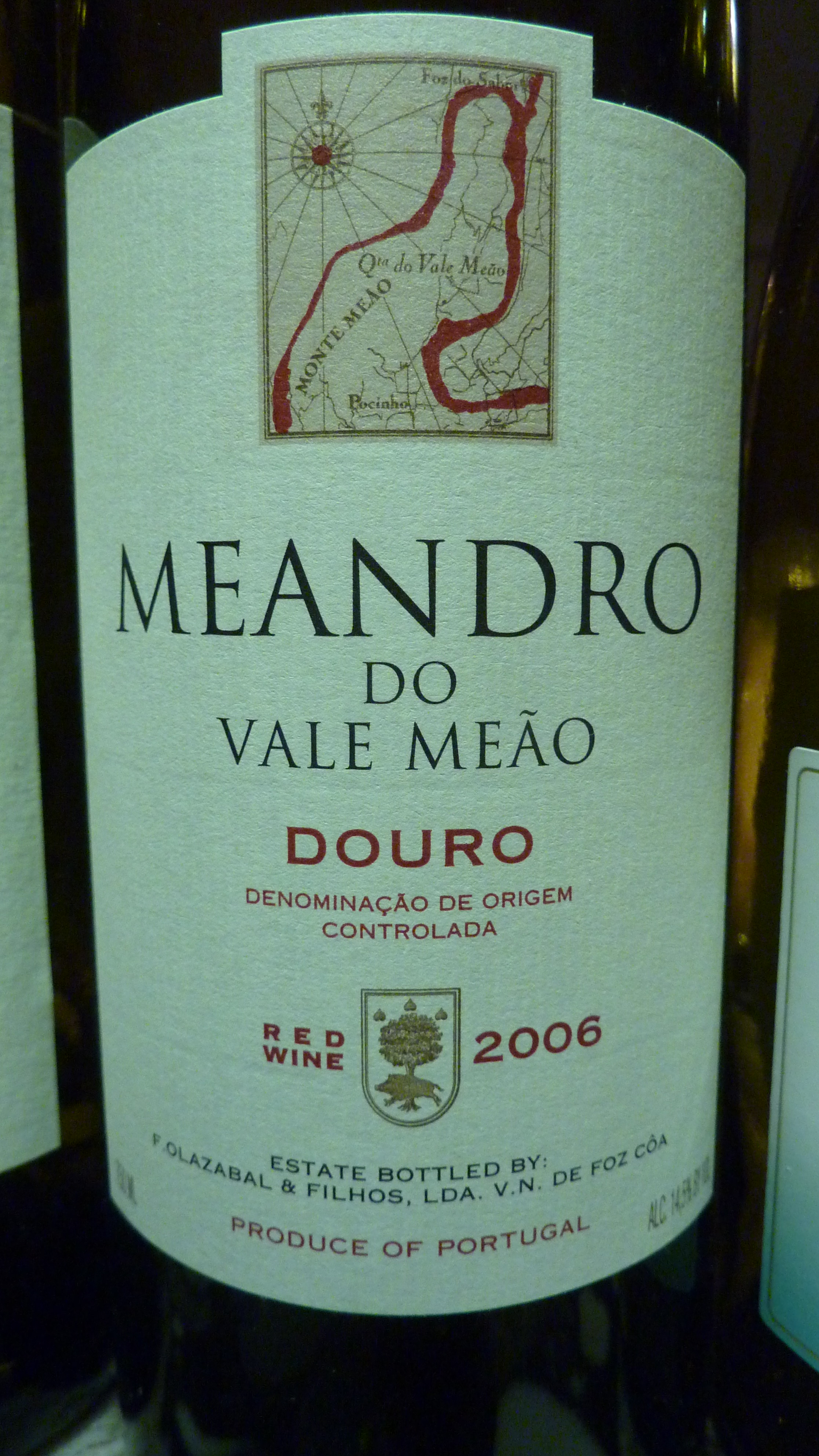 2006 Quinta do Vale Meão Douro Meandro