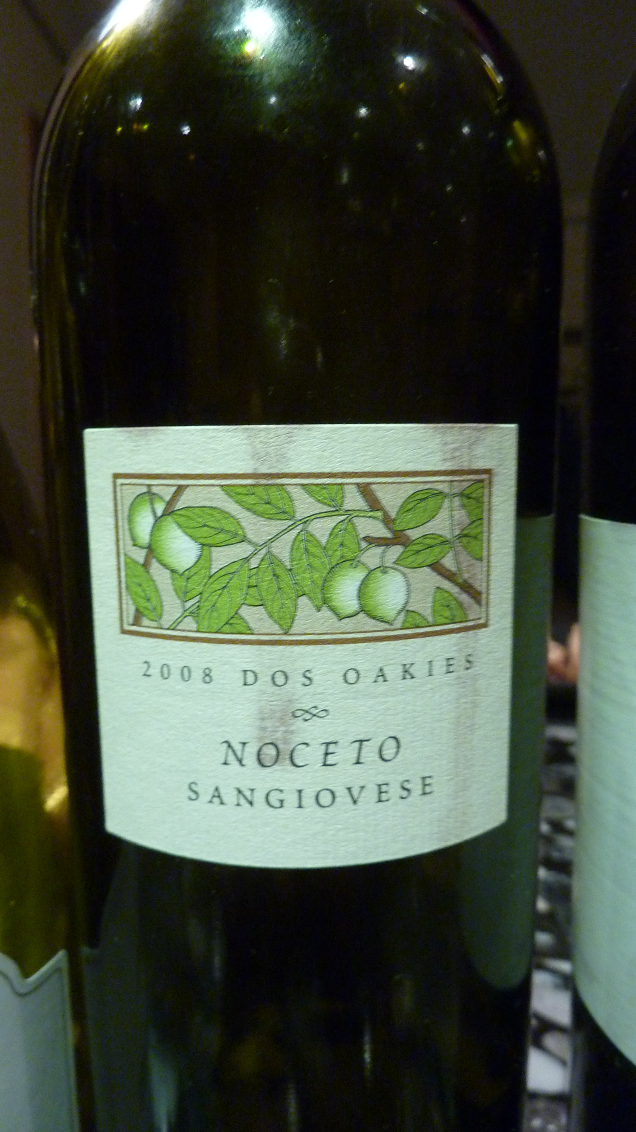 2008 Vino Noceto Sangiovese Dos Oakies