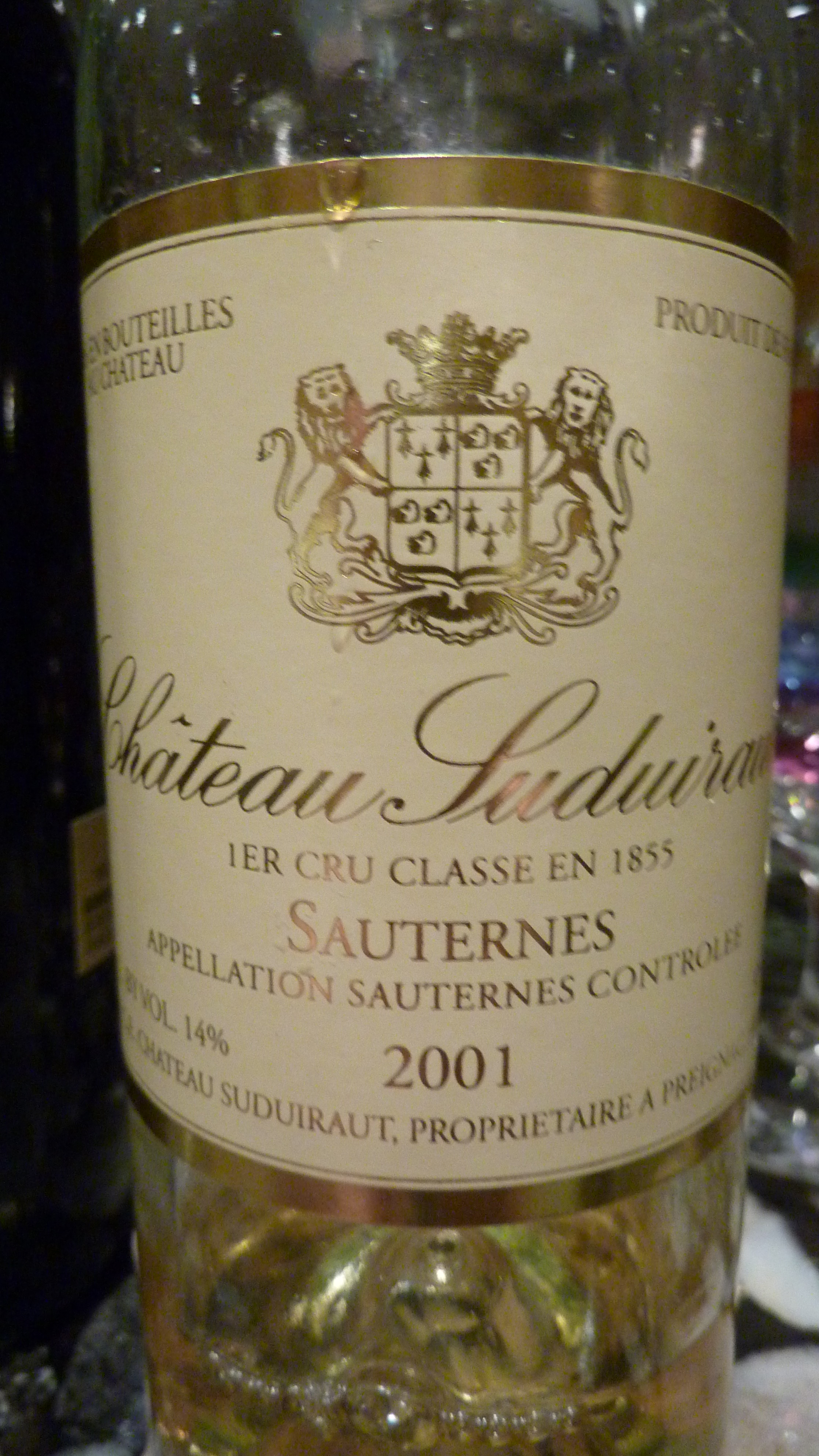 2001 Château Suduiraut