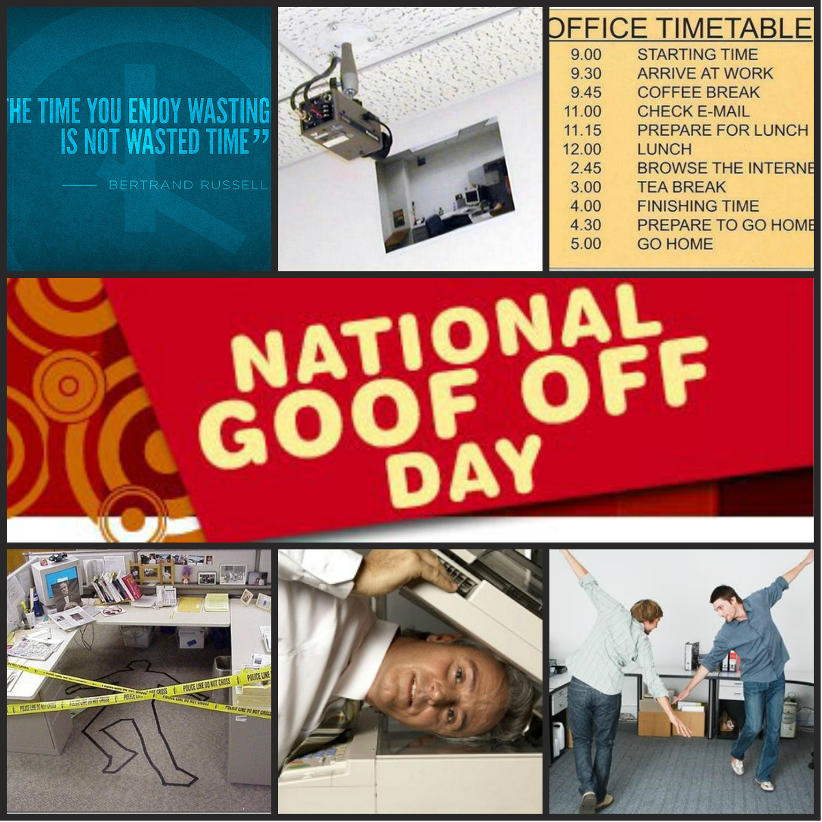 Meh Happy (Inter)National Goof Off Day!