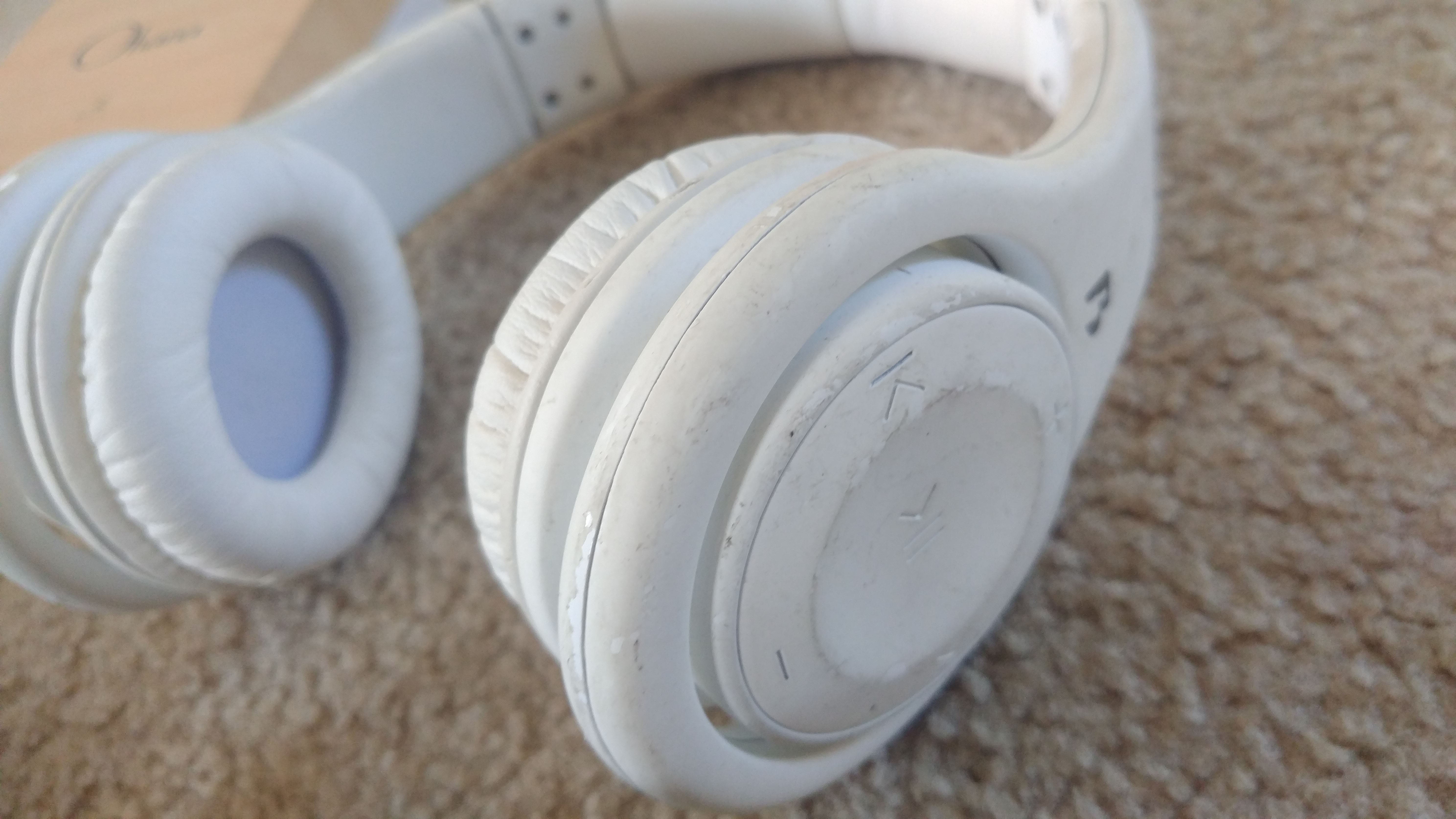 beat up headphones